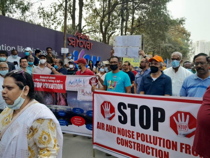 Hyderabad leading developer Aparna Group is troubling Nalagandla Residents with 24/7 construction work, few residents protest at #AparnaZicon