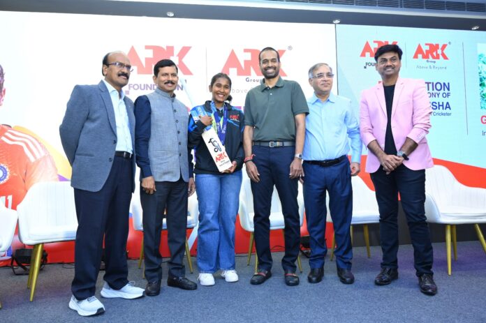 ARK Group Honoured World Cricket Champion Trisha